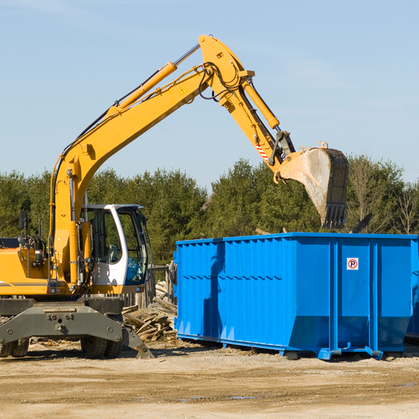 can i rent a residential dumpster for a diy home renovation project in McConnell WV